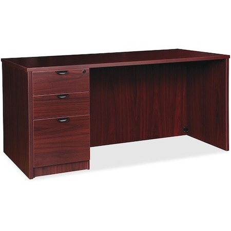 Lorell DESK, LEFT, PED, BBF, 36X72, MY LLRPD3672LSPMY